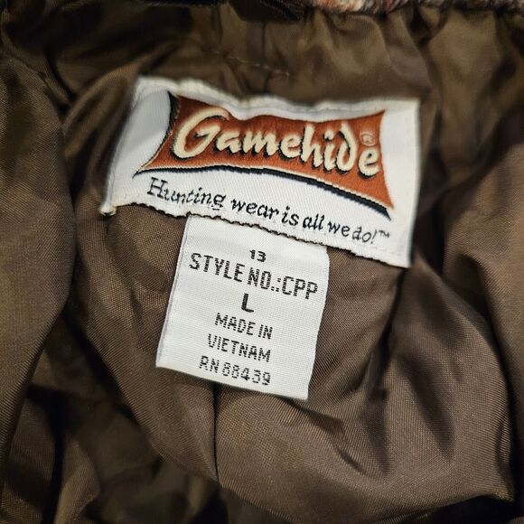 Gamehide Hunting Pants Mens Large Cargo 28" Inseam Mossy Oak Break Up Camo CPP - Picture 5 of 7